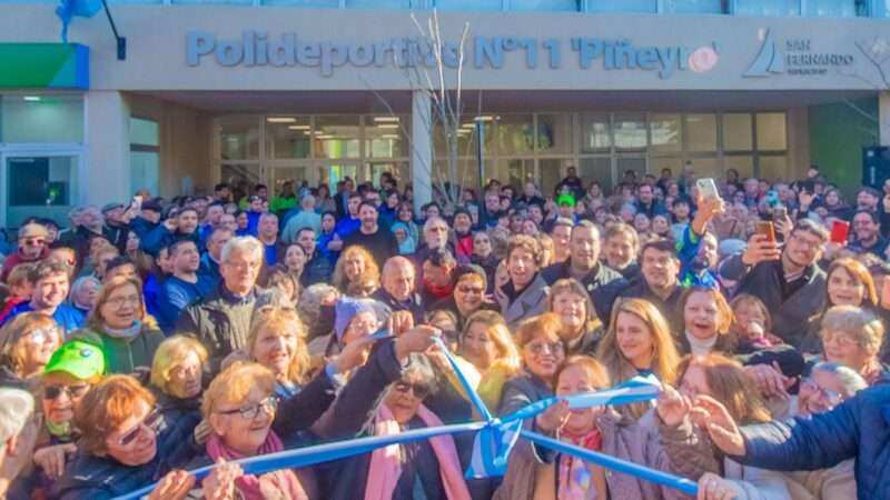 San Fernando inauguró el Polideportivo N°11 “Villa Piñeyro”, un nuevo espacio de inclusión y deporte para todos