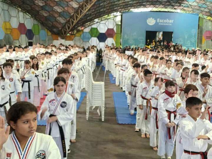 Escobar fue sede del torneo nacional de Taekwondo más importante del año