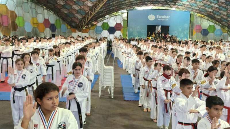 Escobar fue sede del torneo nacional de Taekwondo más importante del año
