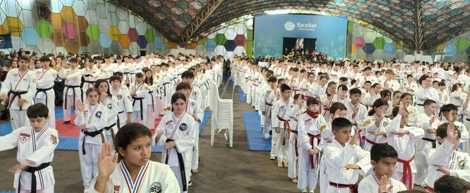 Escobar fue sede del torneo nacional de Taekwondo más importante del año