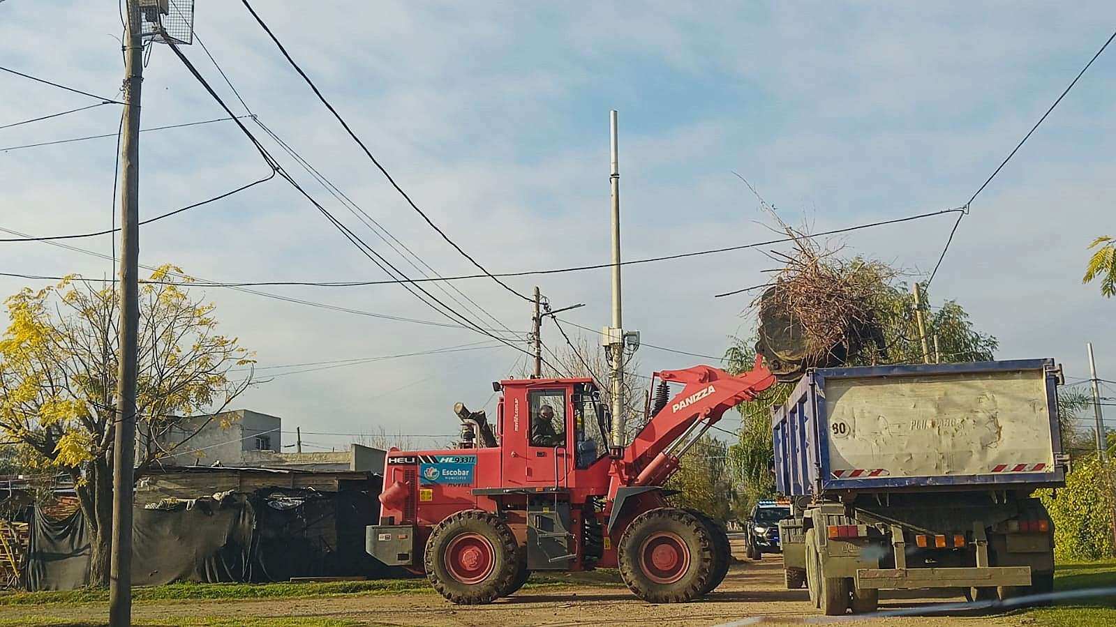 Escobar: Sistema municipal de recolección de ramas