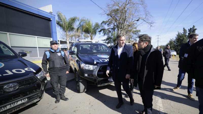 Kicillof inauguró una base de la Fuerza Barrial de Aproximación