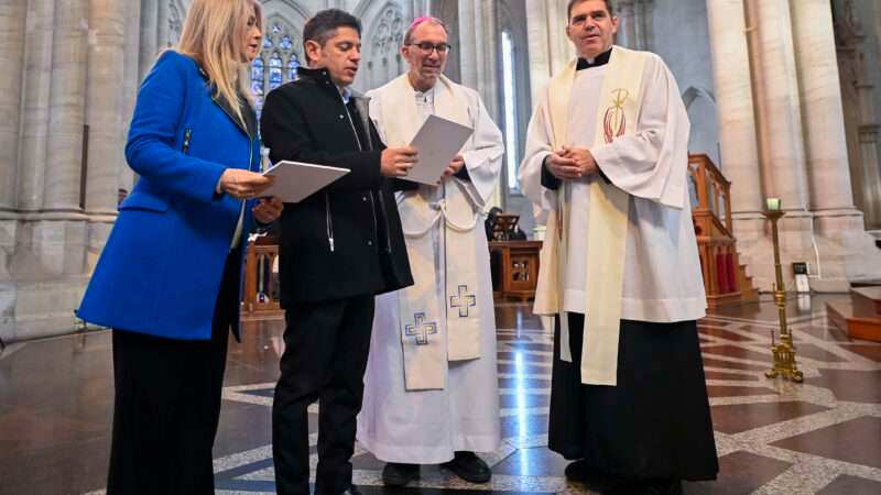 Kicillof participó del Tedeum en la Catedral de La Plata