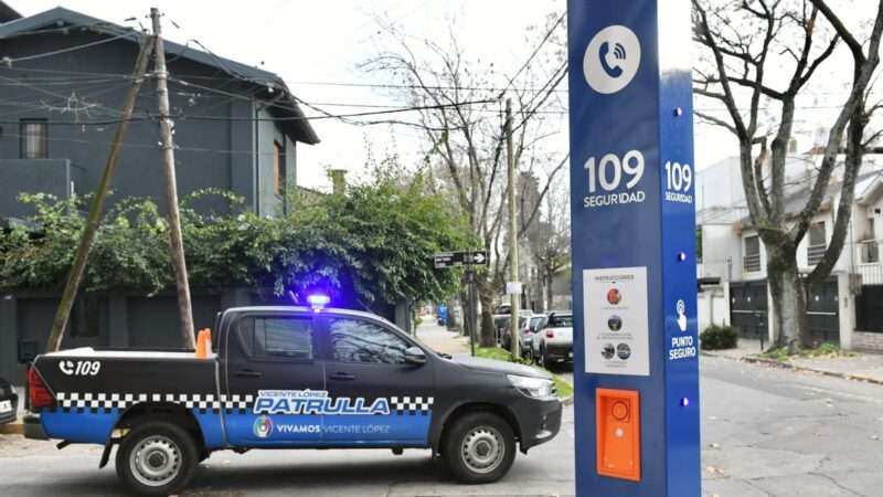 Vicente López ya cuenta con 200 Puntos Seguros instalados en todo el partido