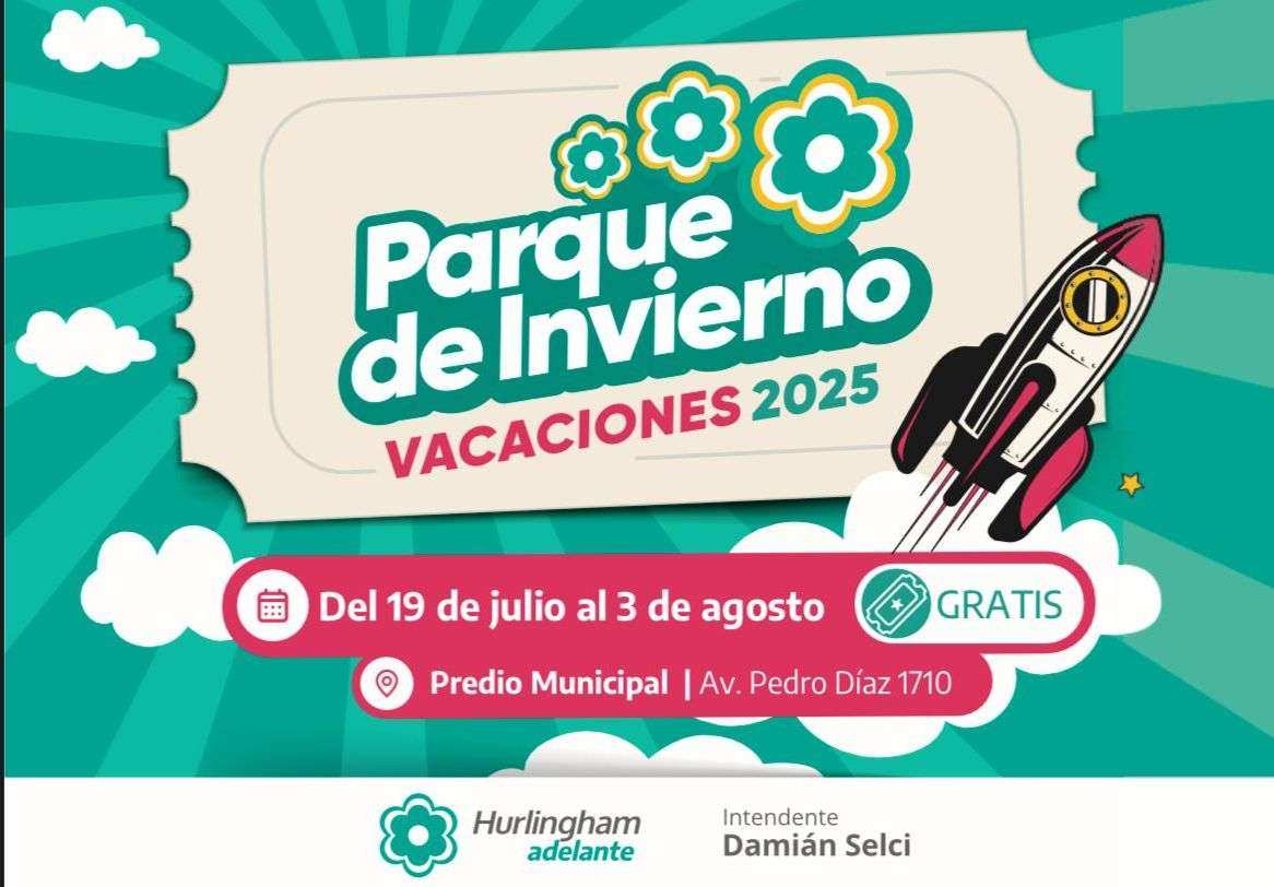 “Las vacaciones de los chicos están en Hurlingham”: Selci inaugura este sábado el Parque de Invierno en el Predio Municipal