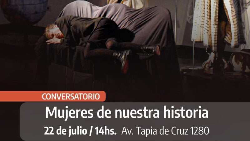 Conversatorio en Escobar: “Las mujeres de nuestra historia”, junto al colectivo “Sean Eternas”