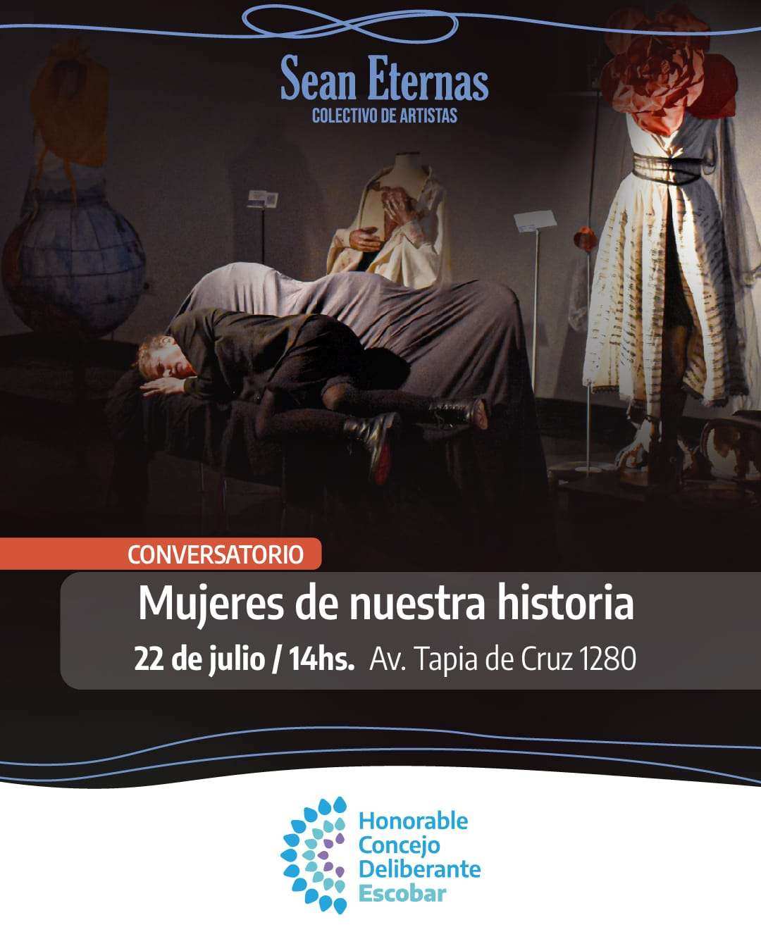 Conversatorio en Escobar: “Las mujeres de nuestra historia”, junto al colectivo “Sean Eternas”