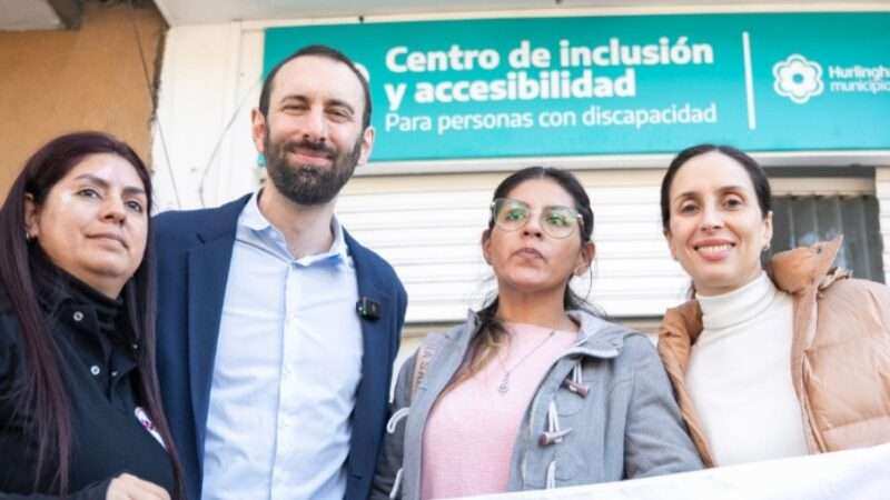 Compromiso cumplido: Selci junto a Flor Lampreabe inauguraron el Centro de Inclusión y Accesibilidad para personas con discapacidad en Hurlingham
