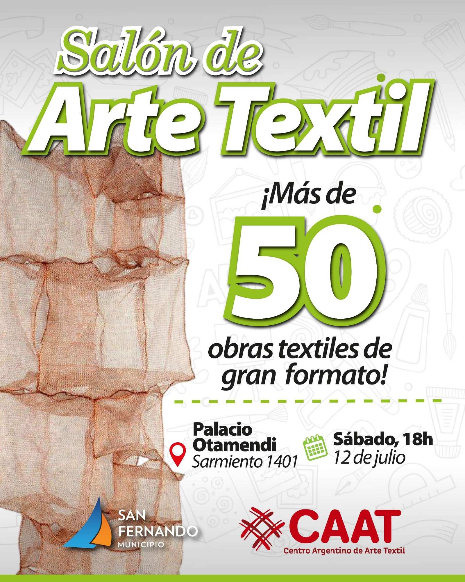 El Salón de Arte Textil llega a San Fernando con 50 obras de gran formato
