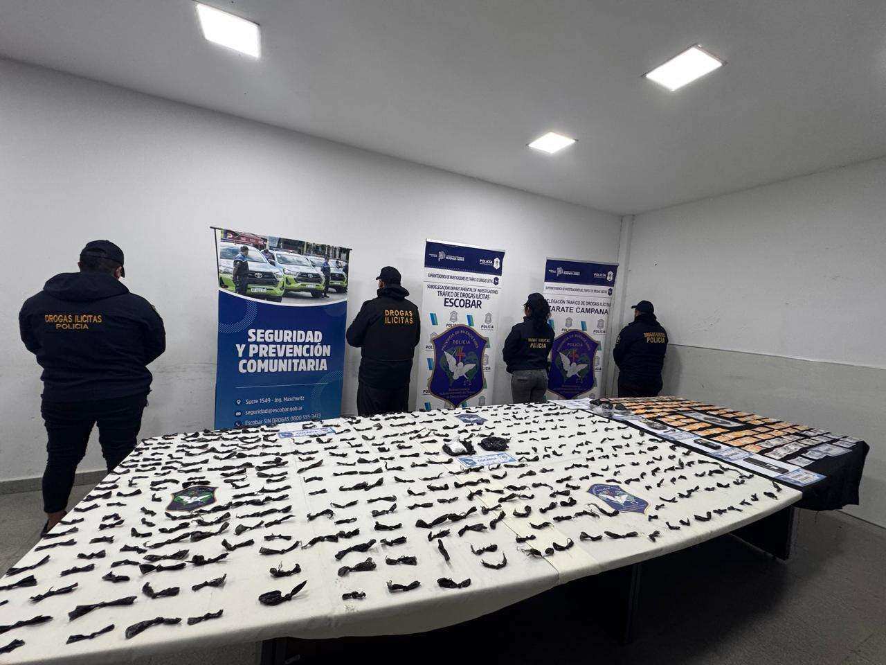 Otro golpe al narcomenudeo en Escobar gracias al trabajo conjunto entre la Policía Municipal y Bonaerense