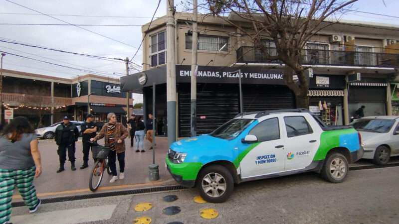Ingeniero Maschwitz: la Municipalidad sancionó a un local gastronómico por dañar la vereda