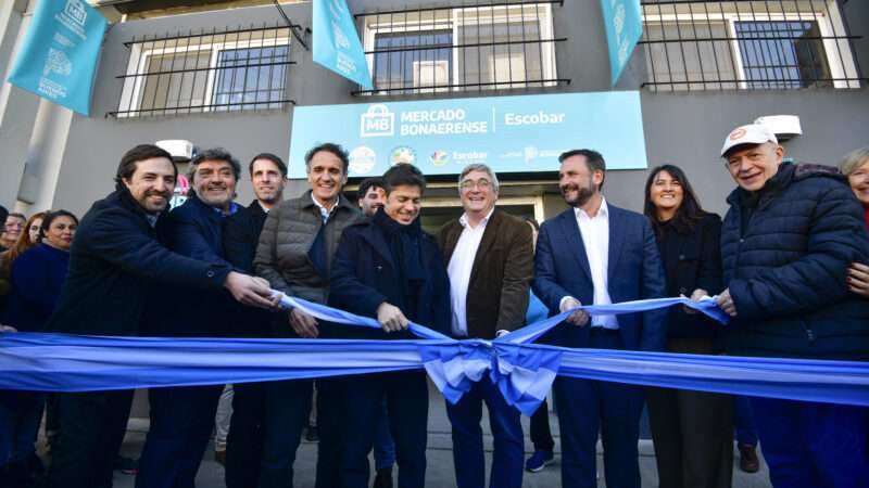 Sujarchuk y Kicillof inauguraron el Mercado Bonaerense Fijo y supervisaron el avance del nuevo Centro Médico de Alta Complejidad en Escobar