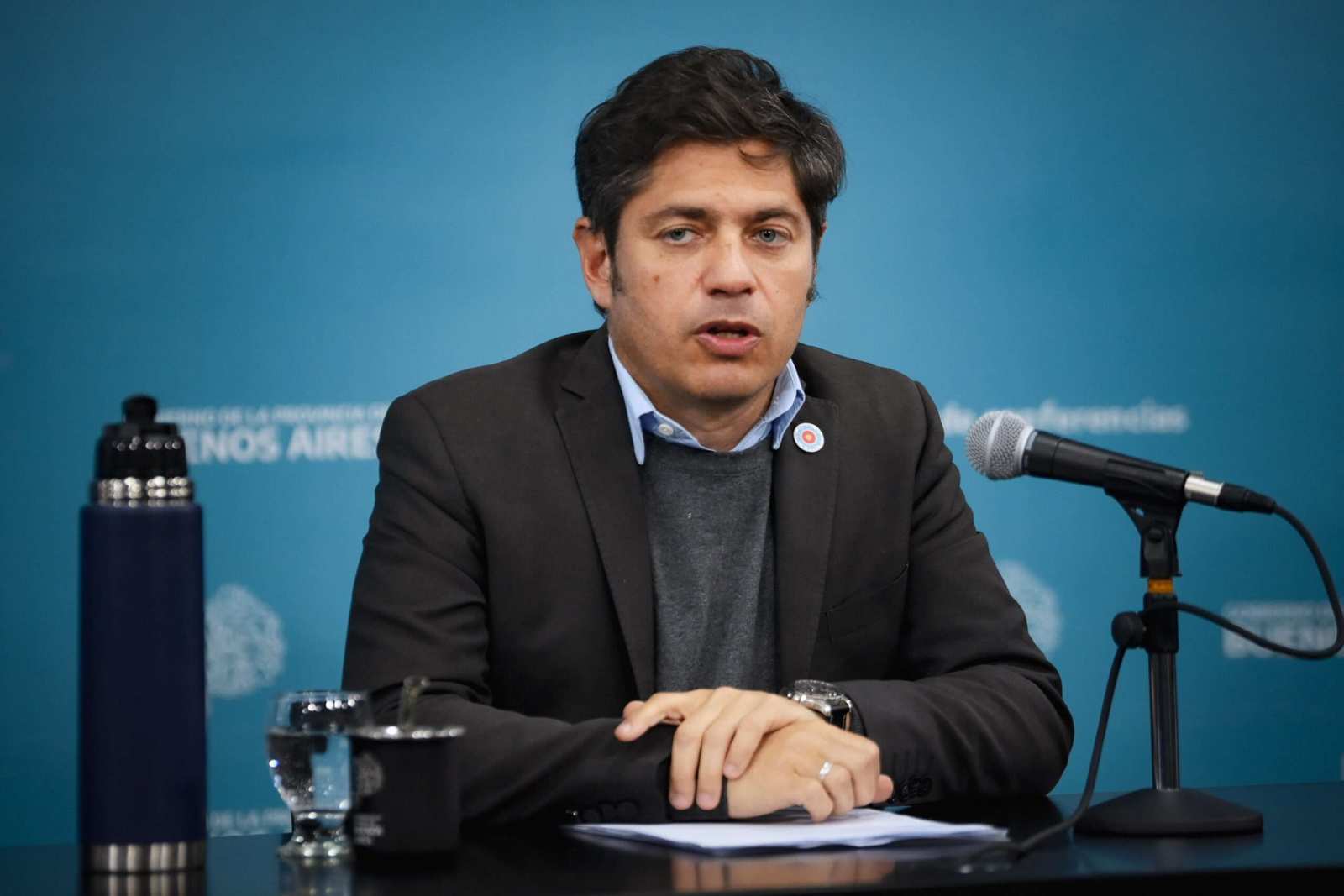 Kicillof enviará un proyecto a la Legislatura para declarar la emergencia de la obra pública nacional en la provincia
