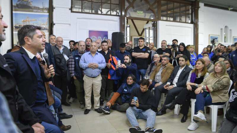 Kicillof: “Del movimiento obrero deben nacer los proyectos y las leyes que necesitamos para defender nuestra soberanía”