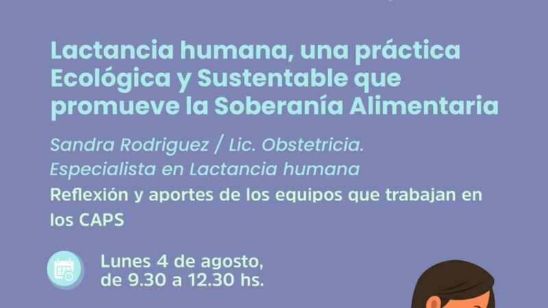 Jornada por la Semana Mundial de la Lactancia en el HCD de Escobar
