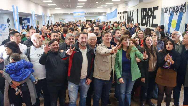 Fuerza Patria presentó su lista en Vicente López con un llamado a la unidad y la militancia