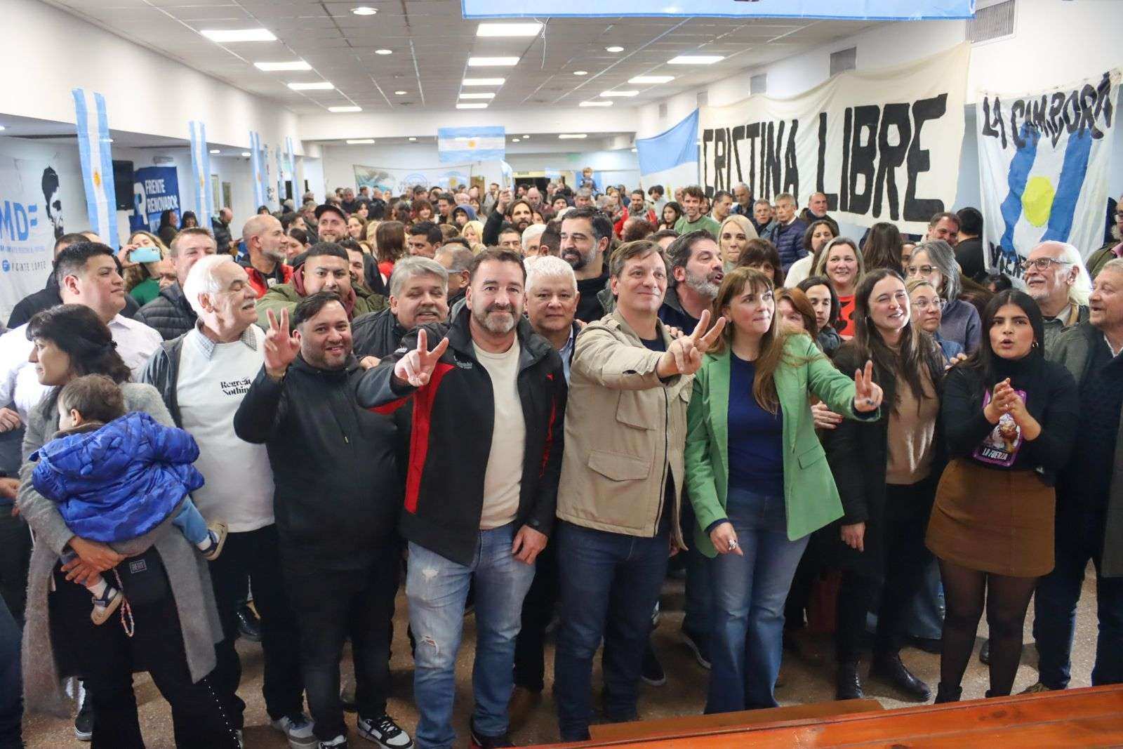 Fuerza Patria presentó su lista en Vicente López con un llamado a la unidad y la militancia