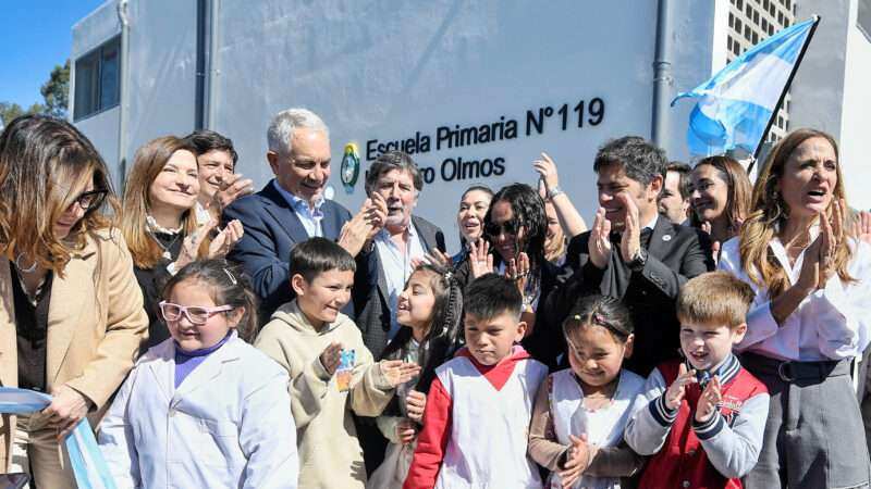 Kicillof presentó un programa para el cuidado de la salud de niños, niñas y adolescentes en edad escolar