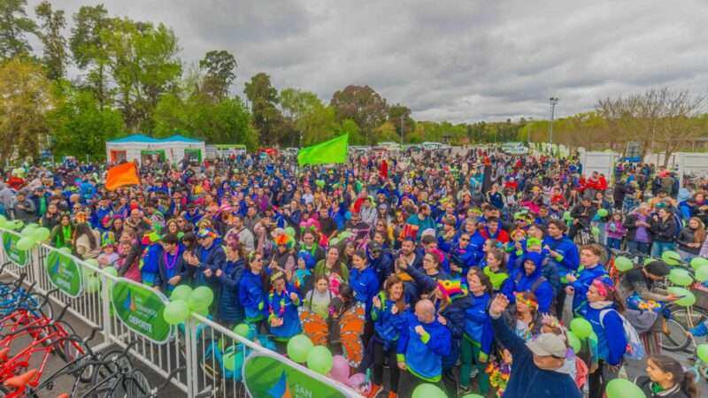 Una multitud de familias disfrutaron la Bicicleteada 2025 de San Fernando