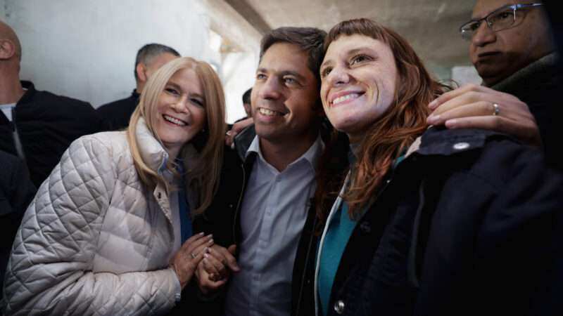 Kicillof y Magario recorrieron los avances de obras de infraestructura escolar en Lomas de Zamora