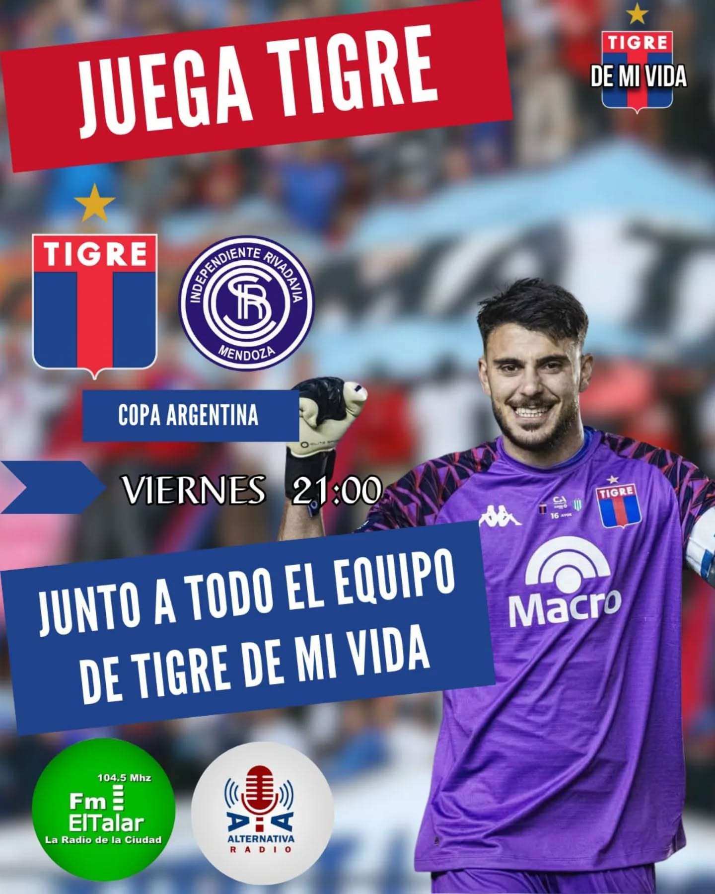 Tigre busca cortar la racha en Copa Argentina y meterse en semifinales