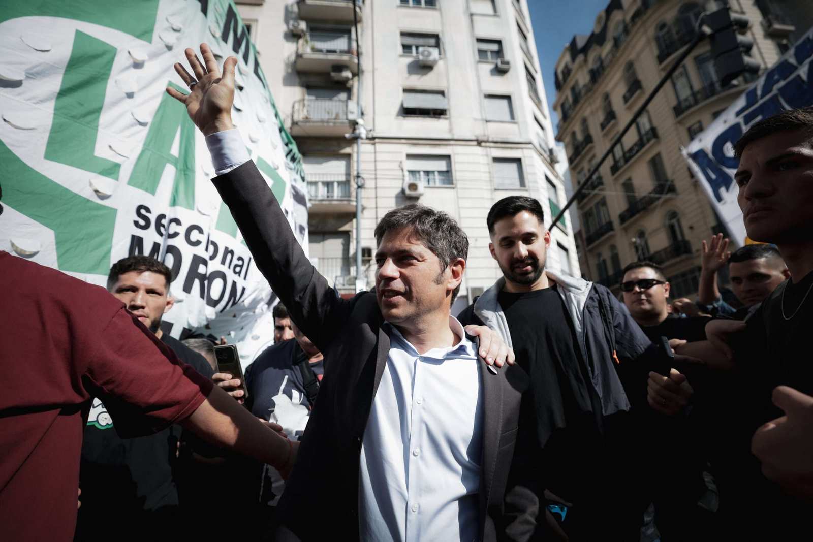 Kicillof participó de la Marcha Federal Universitaria
