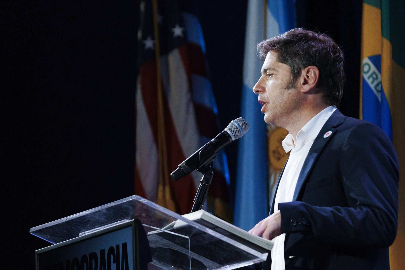 Kicillof participó de la jornada “Democracia siempre” en Nueva York