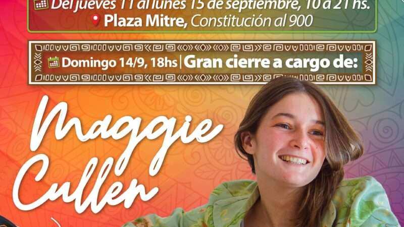 Maggie Cullen en San Fernando cerrará el EncuentroNacional de Artesanos