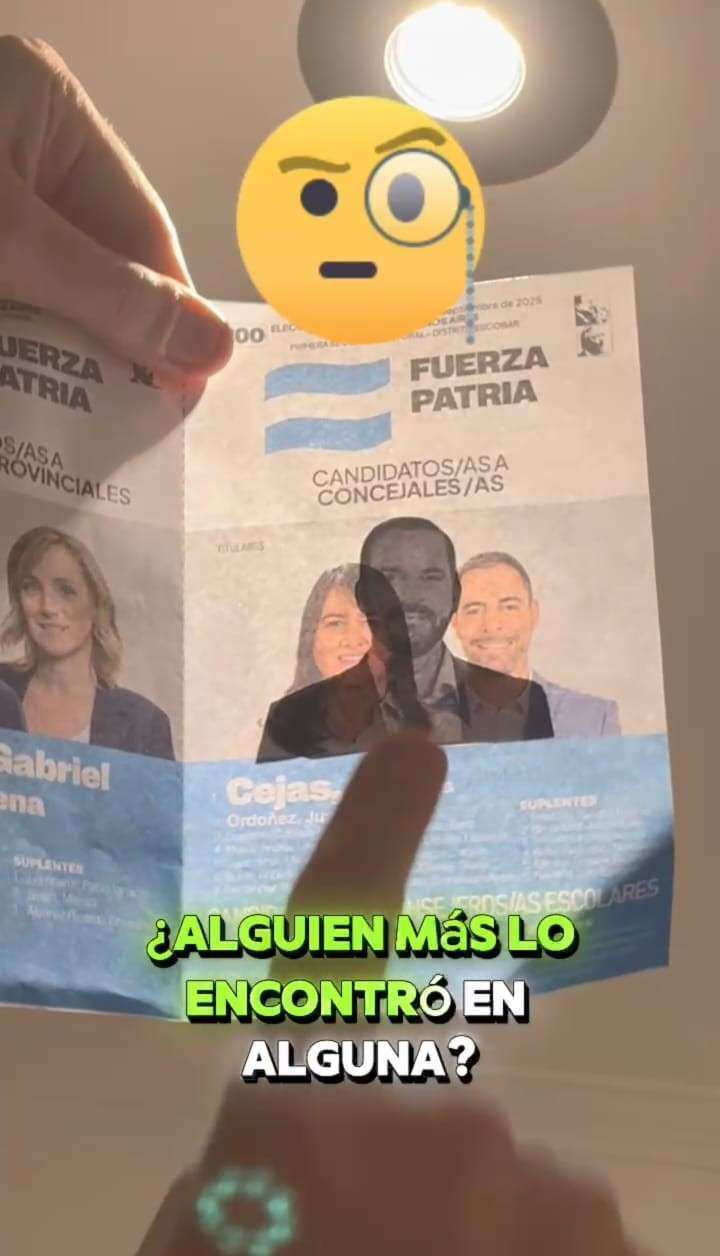 El particular spot que muestra a Sujarchuk “escondido entre sus candidatos”