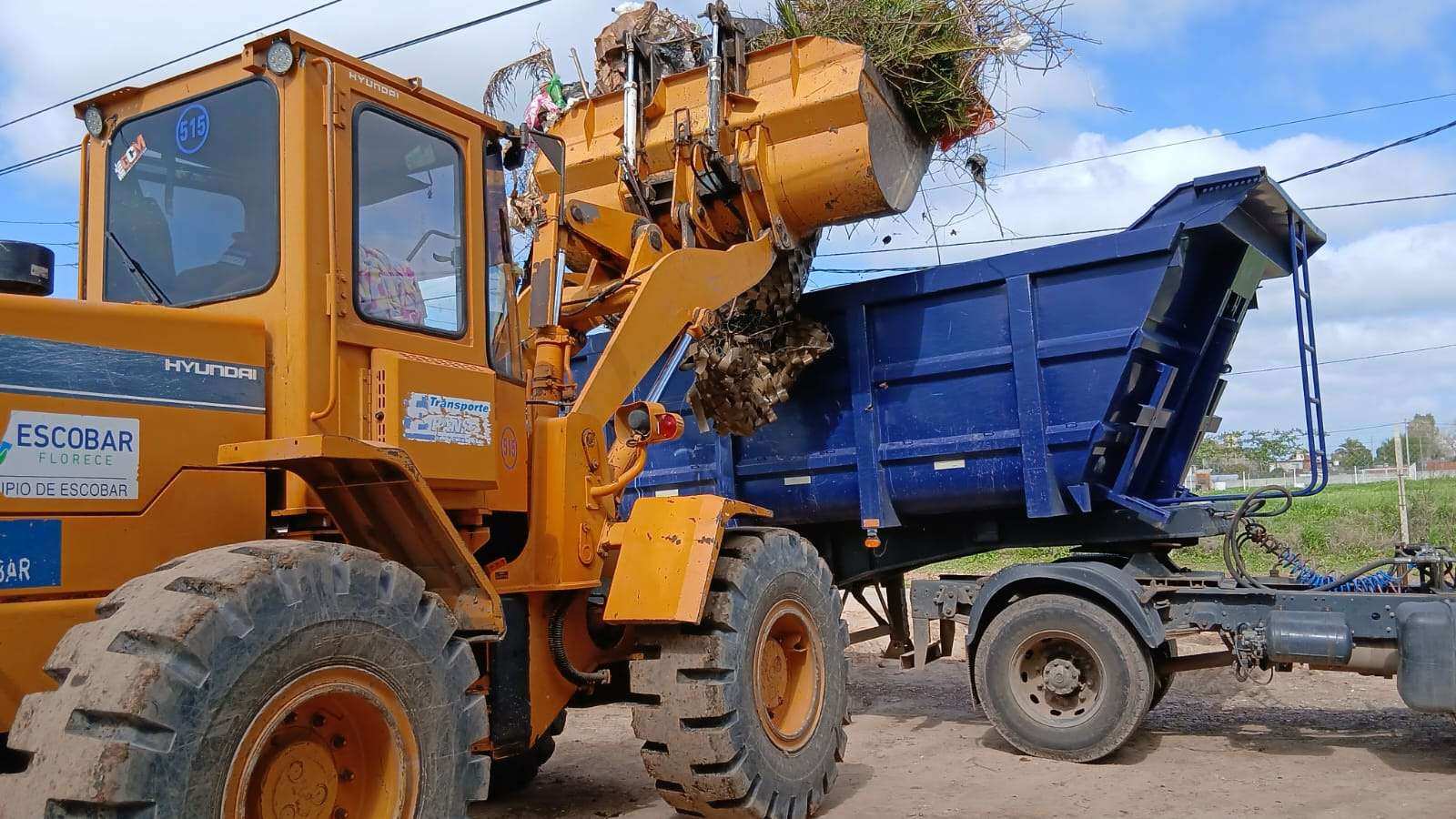 Escobar:  sistema municipal de recolección de ramas