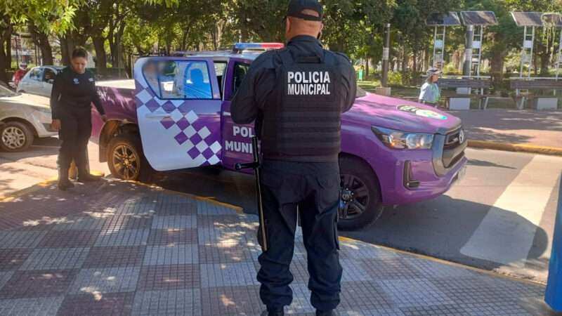 La policía municipal del Móvil Violeta evitó una tragedia en Belén de Escobar