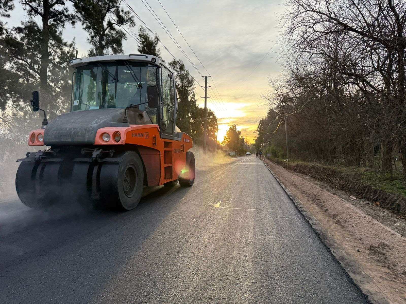 La Municipalidad de Escobar continúa con importantes obras de pavimentación y estabilizado en el distrito