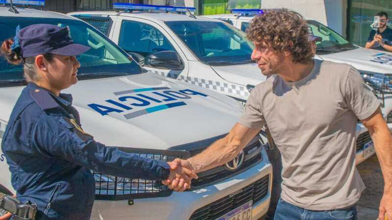 Juan Andreotti y autoridades de Policía supervisaron 8 nuevas patrullas para San Fernando