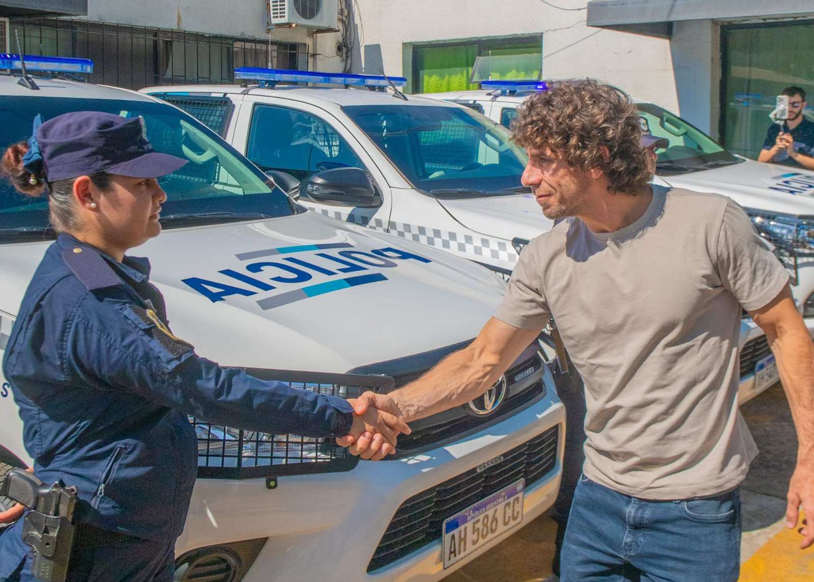 Juan Andreotti y autoridades de Policía supervisaron 8 nuevas patrullas para San Fernando
