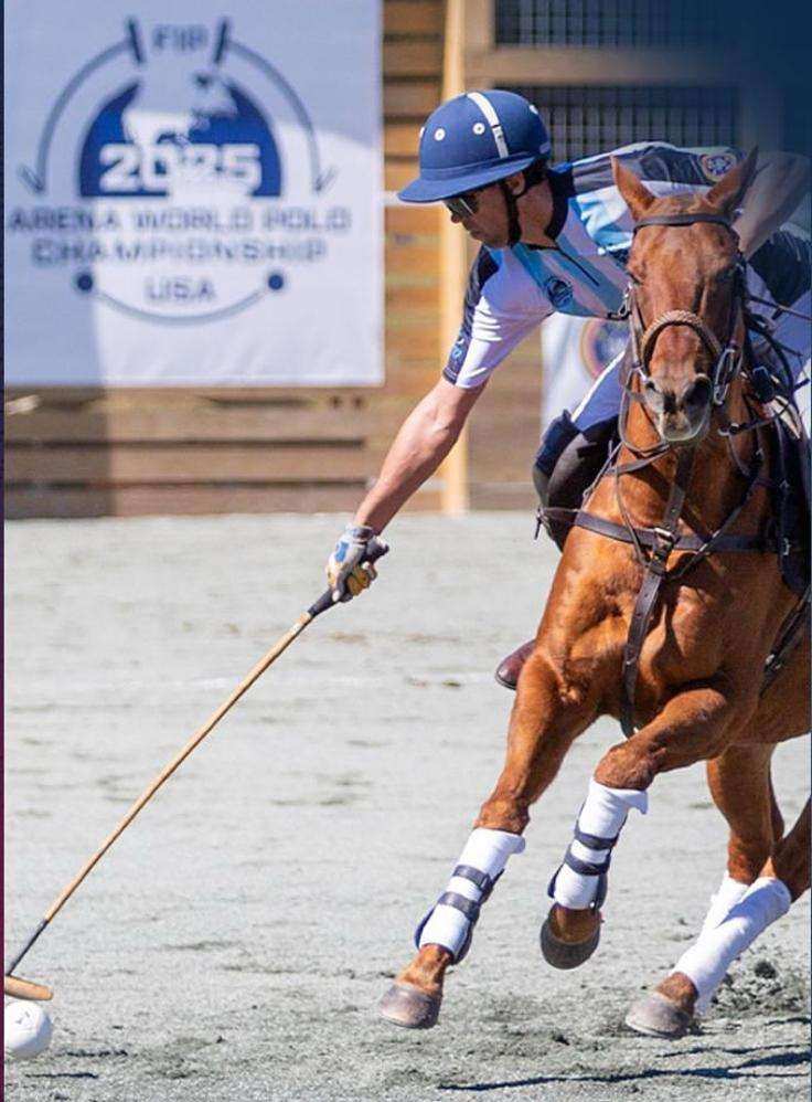 Argentina debutó con una gran victoria ante Francia en el Segundo Mundial de Polo Arena en Virginia (EE.UU.)