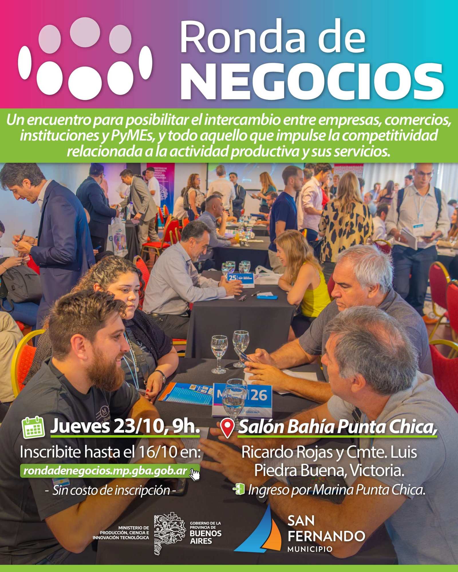 San Fernando impulsa el desarrollo local con una nueva Ronda de Negocios junto a la Provincia