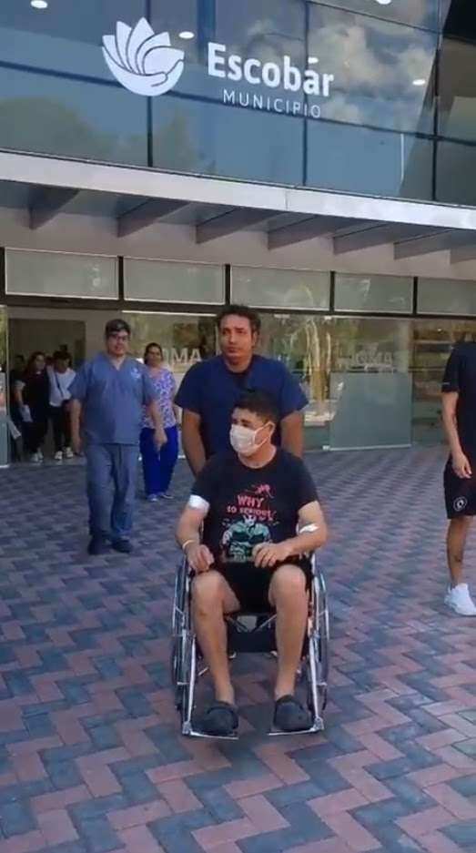El socorrista de Defensa Civil herido en la Panamericana fue dado de alta: “Estoy bien y muy agradecido”