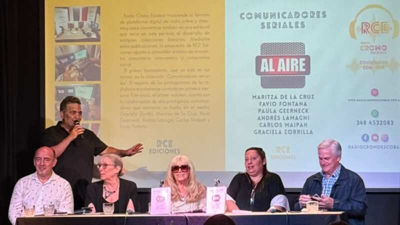 Escobar celebró a sus comunicadores: exitosa presentación del libro “Comunicadores Seriales”