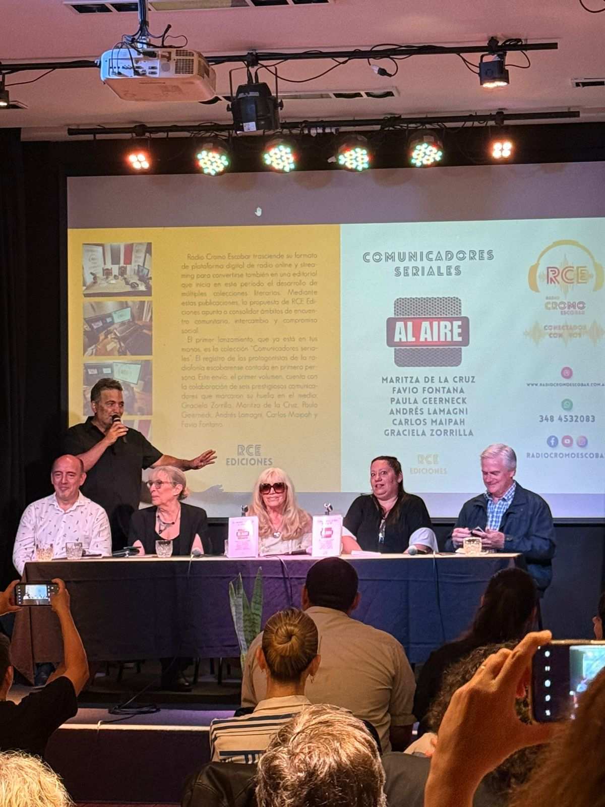 Escobar celebró a sus comunicadores: exitosa presentación del libro “Comunicadores Seriales”