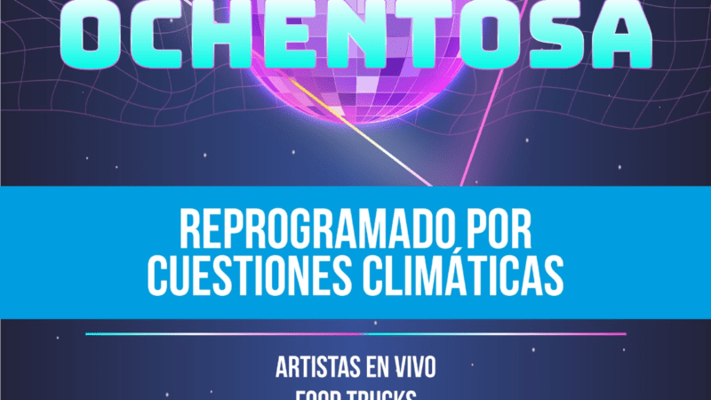 Se suspende la Peatonal Ochentosa en Belén de Escobar por mal tiempo