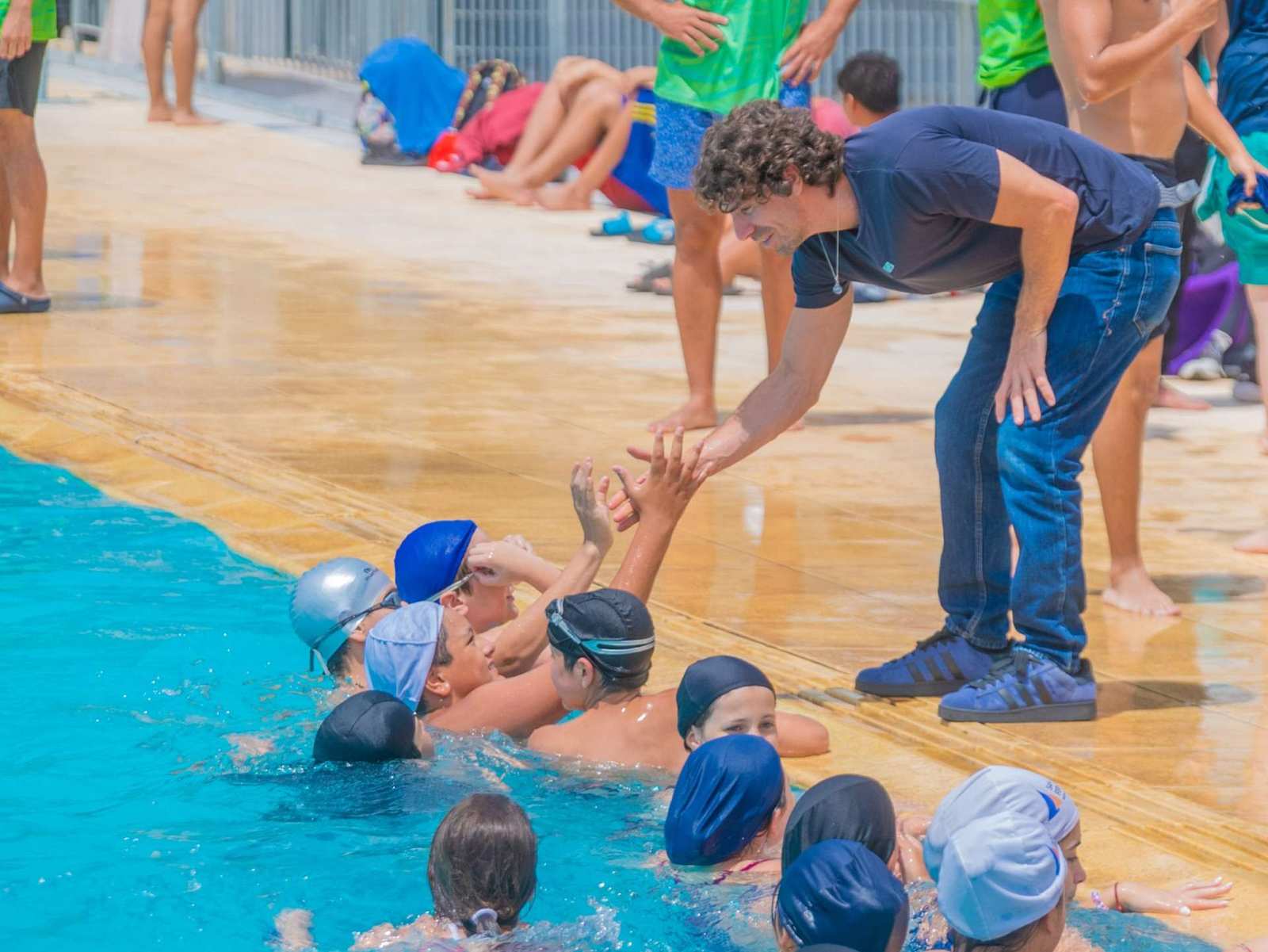 Juan Andreotti compartió el inicio de las Colonias de Verano de San Fernando