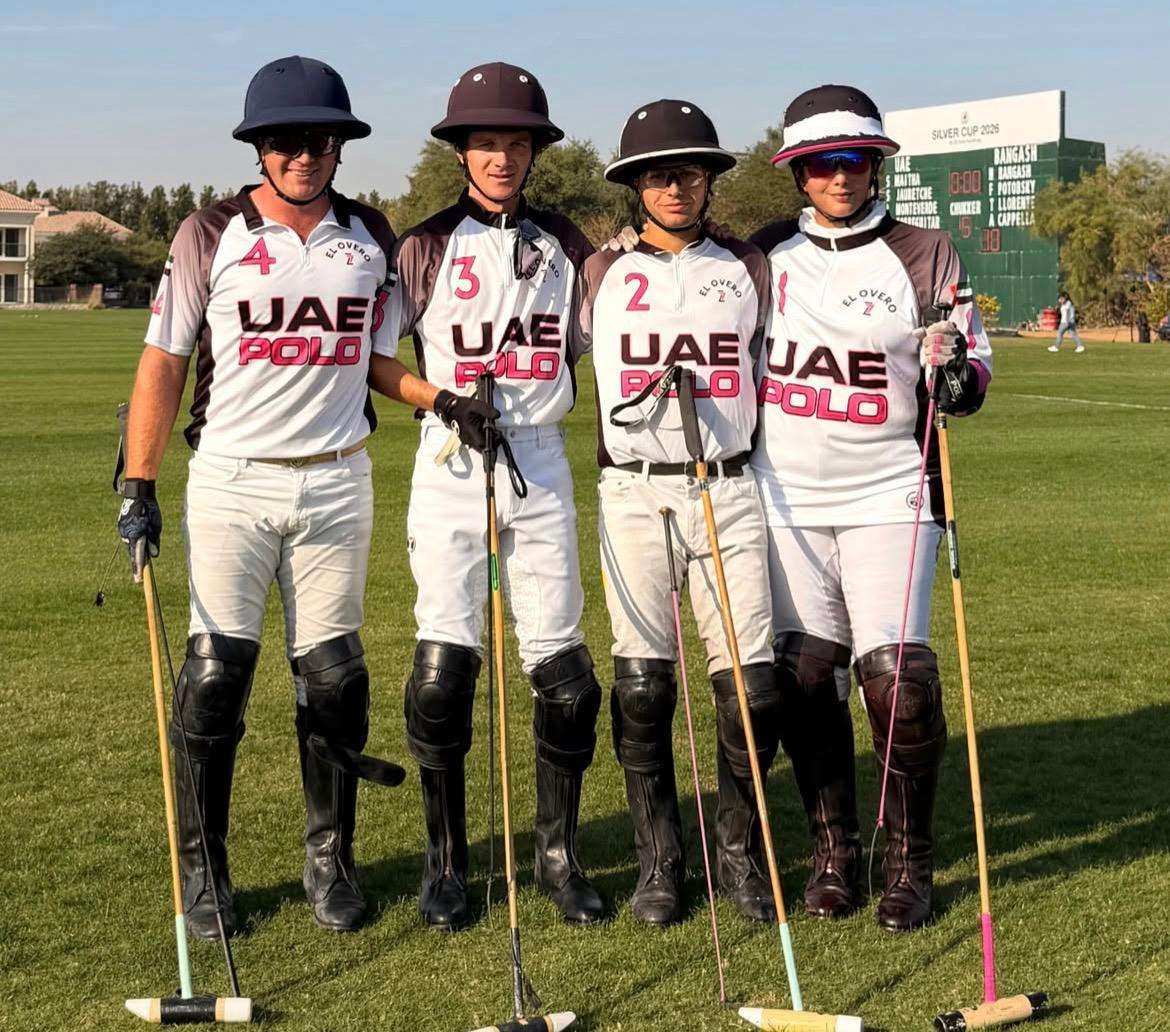 UAE Polo y Wolves Polo se recuperaron en la segunda fecha de la Dubai Polo Silver Cup 2026