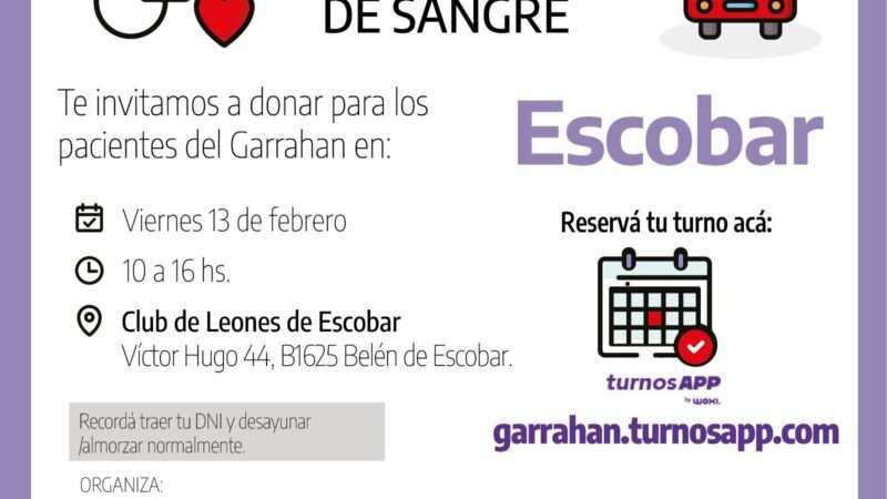 Campaña de Donación de Sangre para el Hospital de Pediatría Garrahan