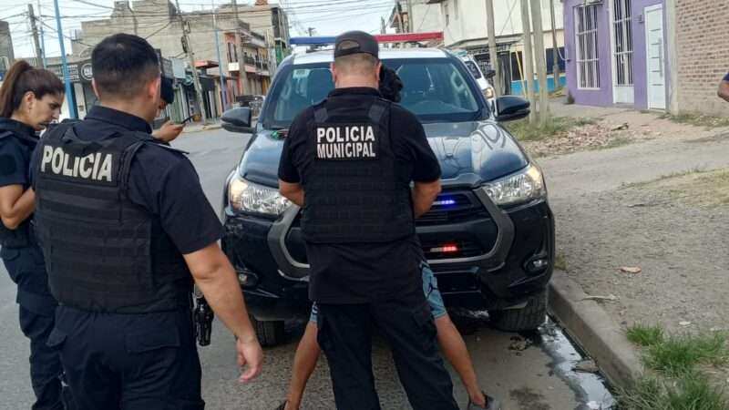 Rápida intervención de la Policía Municipal permitió detener a un delincuente tras un robo en Escobar
