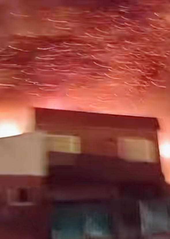 Explosión e incendio en la fábrica Otowil de San Fernando