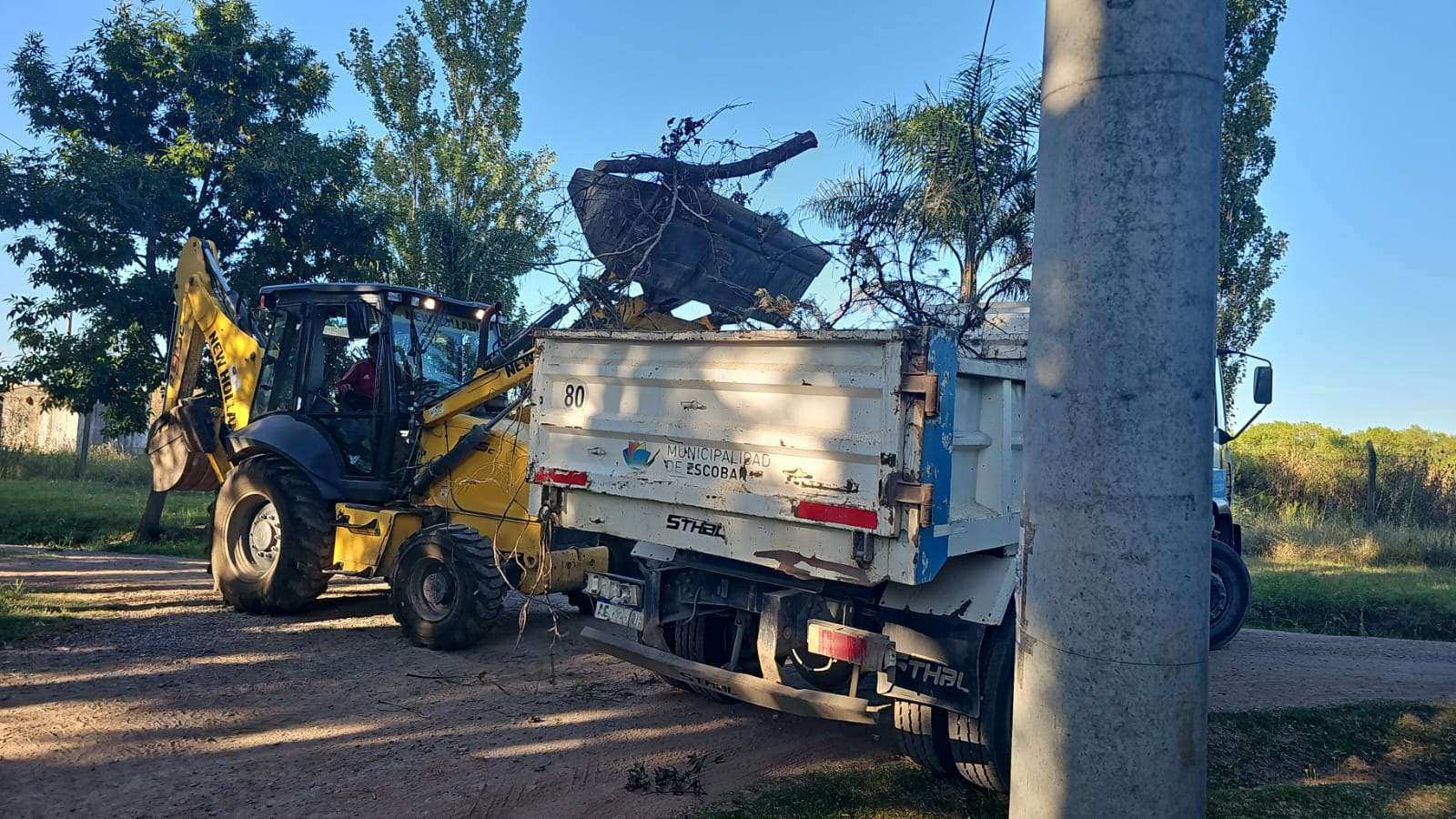 Escobar: Sistema municipal de recolección de ramas