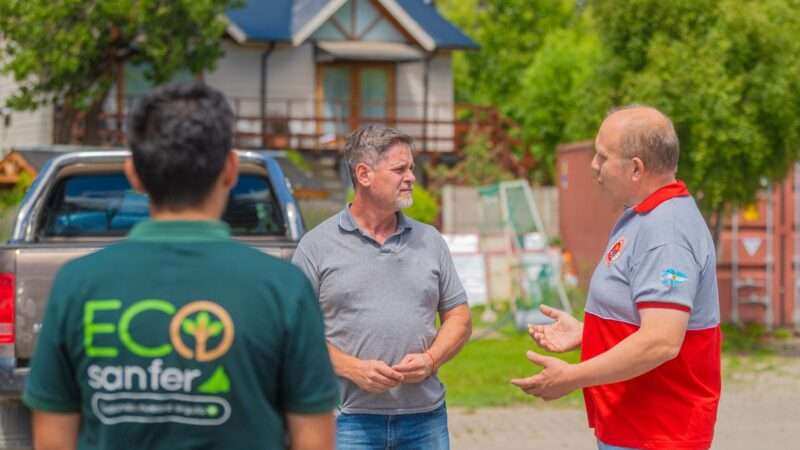 La donación de San Fernando llegó a los bomberos de la Patagonia