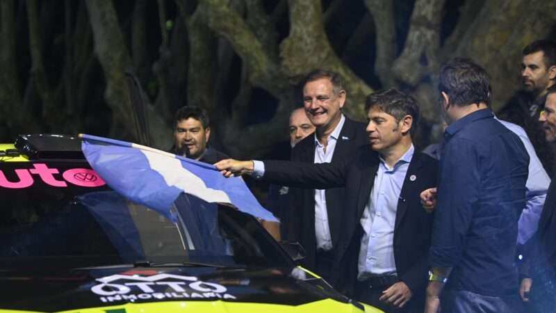Axel Kicillof encabezó la largada del Rally Mar y Sierras 2026 en General Madariaga y destacó su impacto en el turismo y el empleo