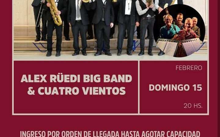 🎷 Noche Internacional de Jazz en Escobar: Alex Rüedi Big Band y Cuatro Vientos en el Teatro Seminari