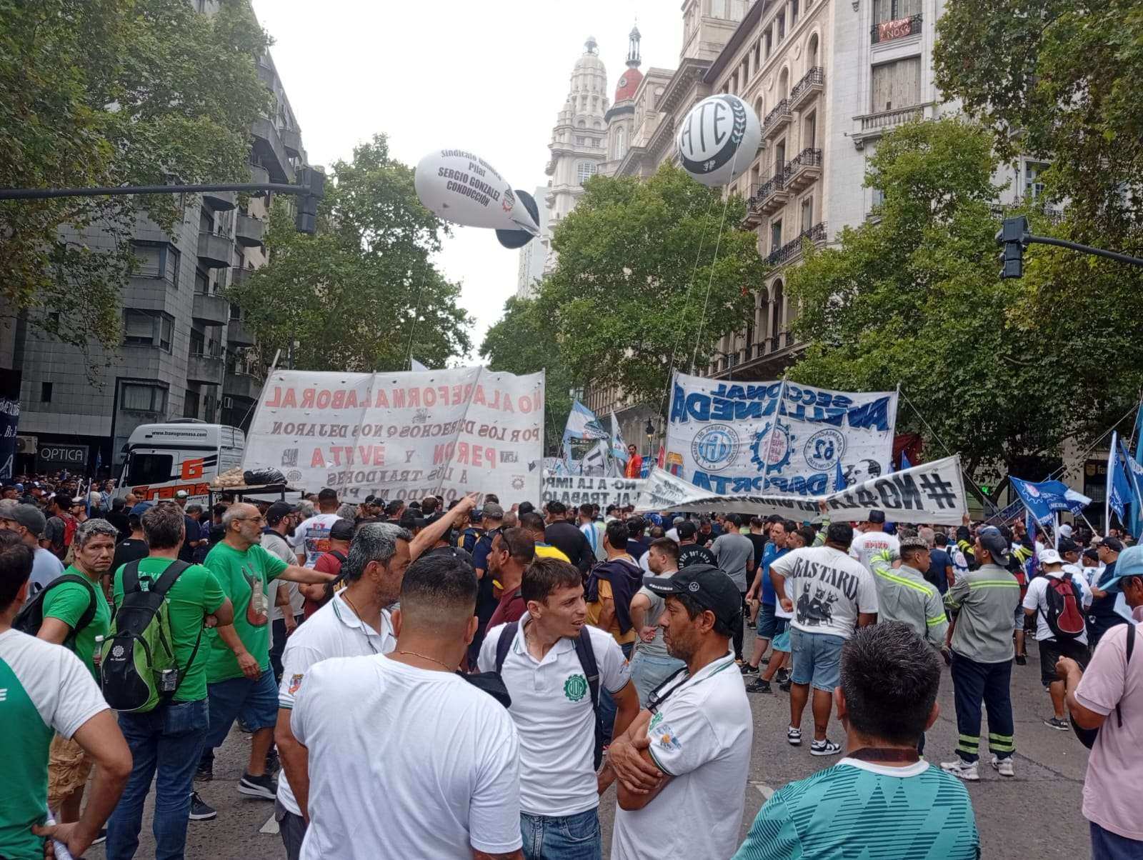 ATE San Fernando se movilizó al Congreso contra la reforma laboral: “Es un retroceso histórico en los derechos de los trabajadores”